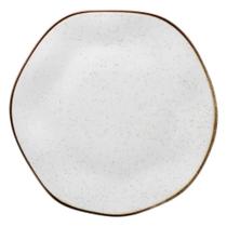 Prato Raso Ryo Maresia 27cm Oxford Porcelanas Praia Areia Servir Jantar Decorado Mesa Posta