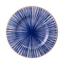 Prato Raso Tramontina Abstratta Porcelana Decorada 28cm Prato Raso Tramontina Abstratta Porcelana Decorada 28cm