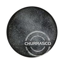 Prato Raso Tramontina Churrasco Carbon em Porcelana Decorada 25 cm Prato Raso Tramontina Churrasco Carbon em Porcelana Decorada 25 cm