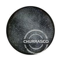 Prato Raso Tramontina Churrasco Carbon Em Porcelana Decorada 25 Cm Prato Raso Tramontina Churrasco Carbon Em Porcelana Decorada 25 Cm