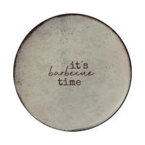 Prato Raso Tramontina Churrasco Rustic em Porcelana Decorada 28 cm