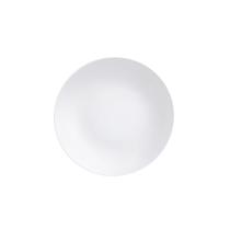 Prato Raso Tramontina Jacqueline em Porcelana Branca 25 cm Prato Raso Tramontina Jacqueline em Porcelana Branca 25 cm