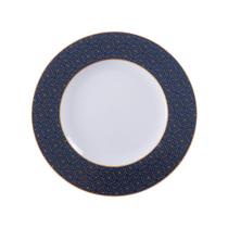 Prato Raso Tramontina Lazuli Em Porcelana Decorada 28 Cm