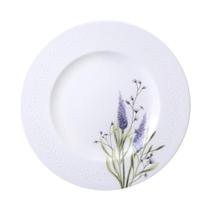 Prato Raso Tramontina Lilla em Porcelana Decorada 28 cm
