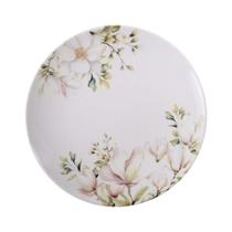 Prato Raso Tramontina Magnólia Porcelana Decorada 28cm Prato Raso Tramontina Magnólia Porcelana Decorada 28cm