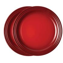 Prato Redondo 27 cm 2 Peças Vermelho V2 Le Creuset