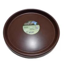 Prato Redondo Atenas 45 Cor Café Marrom 27cm - Afort