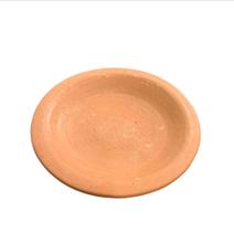 Prato Redondo de Barro Cru 16 Cm Assentamento Artesanal