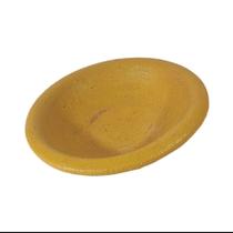 Prato Redondo de Barro Cru 23 Cm Assentamento Artesanal