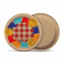 Prato Redondo De Festa Junina Kit C/8 Unidades