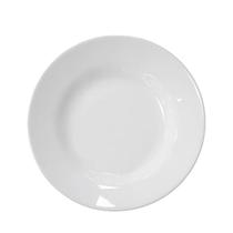 Prato Redondo de Melamina para Sobremesas Branco com 18cm Prato Redondo de Melamina para Sobremesas Branco com 18cm
