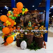 Prato Redondo - Festa Jurassic World 3 - 8 unidades - Festcolor - Rizzo