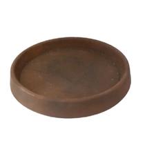 Prato Redondo Para Vaso de Plantas 30 Aço Corten - Japi Prato Redondo Para Vaso de Plantas 30 Aço Corten - Japi