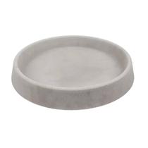 Prato Redondo Tradicional 25 (28x23x4) Cimento Queimado JAPI