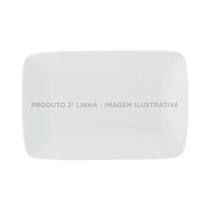 Prato Retangular 24 cm Porcelana Schmidt 2 LINHA Prato Retangular 24 cm Porcelana Schmidt 2 LINHA
