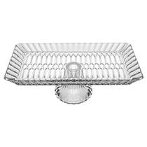 Prato Retangular Majestic Mimo Style 33x13x11,6 cm com Pé