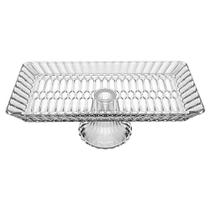 Prato Retangular Majestic Mimo Style 33x13x11,6 cm com Pé