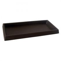 Prato Retangular para Vaso 75 Japi Marrom Prato Retangular para Vaso 75 Japi Marrom