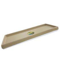 Prato Retangular Para Vaso De Plantas 80cm Cor Bege - Afort Prato Retangular Para Vaso De Plantas 80cm Cor Bege - Afort