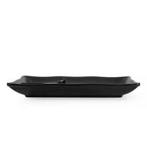 Prato Retangular Sushi Naha em Melamina com porta Shoyu 19x12cm MLNA077PT - Hauskraft
