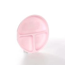 Prato Silicone Divisórias Com Ventosa Infantil Baby Style Prato Silicone Divisórias Com Ventosa Infantil Baby Style