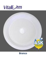 Prato Sobremesa 15cm Descartável Vitalform - Pacote com 10 unidades.