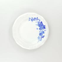 Prato Sobremesa 19 cm Porcelana Schmidt - Dec. Cora