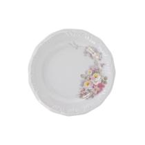 Prato Sobremesa 19cm Porcelana Schmidt - Dec. Eterna E351