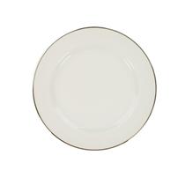 Prato Sobremesa 19cm Porcelana Schmidt - Dec. Filetado Prata Itamaraty 0012 Prato Sobremesa 19cm Porcelana Schmidt - Dec. Filetado Prata Itamaraty 0012