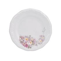 Prato Sobremesa 19cm Porcelana Schmidt - Dec. Vitoria 0397