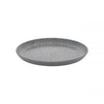 Prato Sobremesa 20 cm Cerâmica Flat Gray Oxford