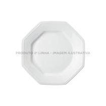 Prato Sobremesa 20 cm Porcelana Schmidt - Mod. Prisma 2 LINHA Prato Sobremesa 20 cm Porcelana Schmidt - Mod. Prisma 2 LINHA