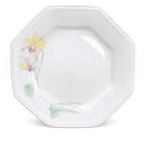 Prato Sobremesa 20cm Encanto Porcelana Decorada Schmidt Prato Sobremesa 20cm Encanto Porcelana Decorada Schmidt