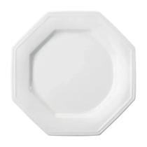 Prato Sobremesa 20cm Linha Prisma Branco Porcelana Schmidt