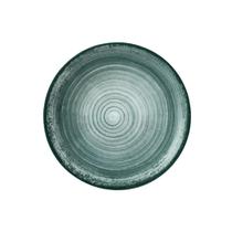 Prato Sobremesa 21cm Porcelana Schmidt - Dec. Esfera Verde 2418