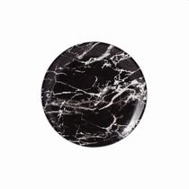 Prato Sobremesa 21cm Porcelana Schmidt - Dec. Ônix Negro 2394 Prato Sobremesa 21cm Porcelana Schmidt - Dec. Ônix Negro 2394