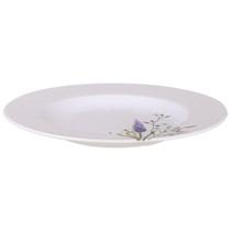 Prato Sobremesa 21cm Tramontina Lilla em Porcelana Decorada