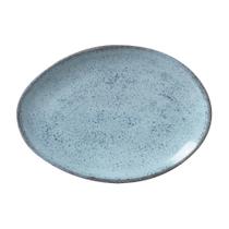 Prato Sobremesa 22Cm Oval Orgânico Breeze ul Porto Brasil