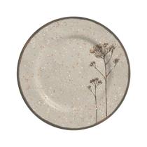 Prato Sobremesa Alleanza Cerâmica Natural Acetinado Plus
