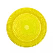 Prato Sobremesa Biodegradável 15cm Amarelo Trik - 10 unid Prato Sobremesa Biodegradável 15cm Amarelo Trik - 10 unid