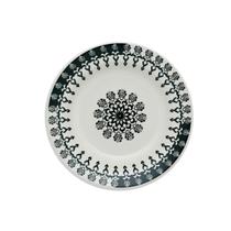 Prato Sobremesa Biona Folk em Cerâmica Decorada 18 cm - Oxford