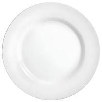 Prato Sobremesa Branco Melamina Plástico Resistente 18cm Leve Bestfer