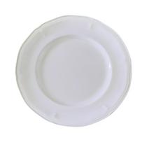 Prato Sobremesa Branco Melamina Premium Leve Plástico Resistente 17cm - Bestfer