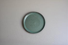 Prato Sobremesa Cerâmica Artesanal Águas 21 cm - Peça Única Prato Sobremesa Cerâmica Artesanal Águas 21 cm - Peça Única