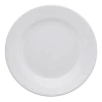 Prato Sobremesa Cerâmica Gourmet Plus Branco 19cm 1 unid