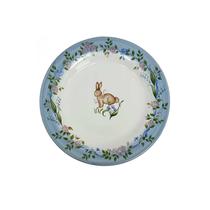 Prato Sobremesa Cerâmica Páscoa Jardim Florido Azul 21cm Luiz Salvador Prato Sobremesa Cerâmica Páscoa Jardim Florido Azul 21cm Luiz Salvador