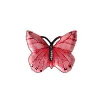 Prato Sobremesa Ceramica Relevado Rosa Butterfly Scalla - Unidade Prato Sobremesa Ceramica Relevado Rosa Butterfly Scalla - Unidade