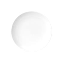 Prato sobremesa coup para pintura branco germer comercial 19 cm