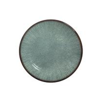 Prato Sobremesa Coup Síria Cerâmica Faiança Verde 21cm Ref.5505203 Alleanza Cerâmica