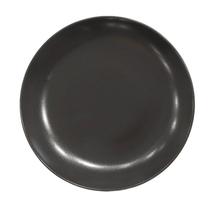 Prato Sobremesa De Cerâmica Cinza Escuro 20,5 Cm D1110 Prato Sobremesa De Cerâmica Cinza Escuro 20,5 Cm D1110